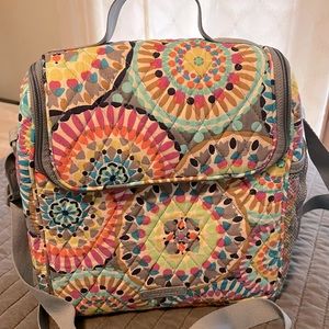 Like New Vera Bradley Lunch Crossbody Bag, recycled cotton.
